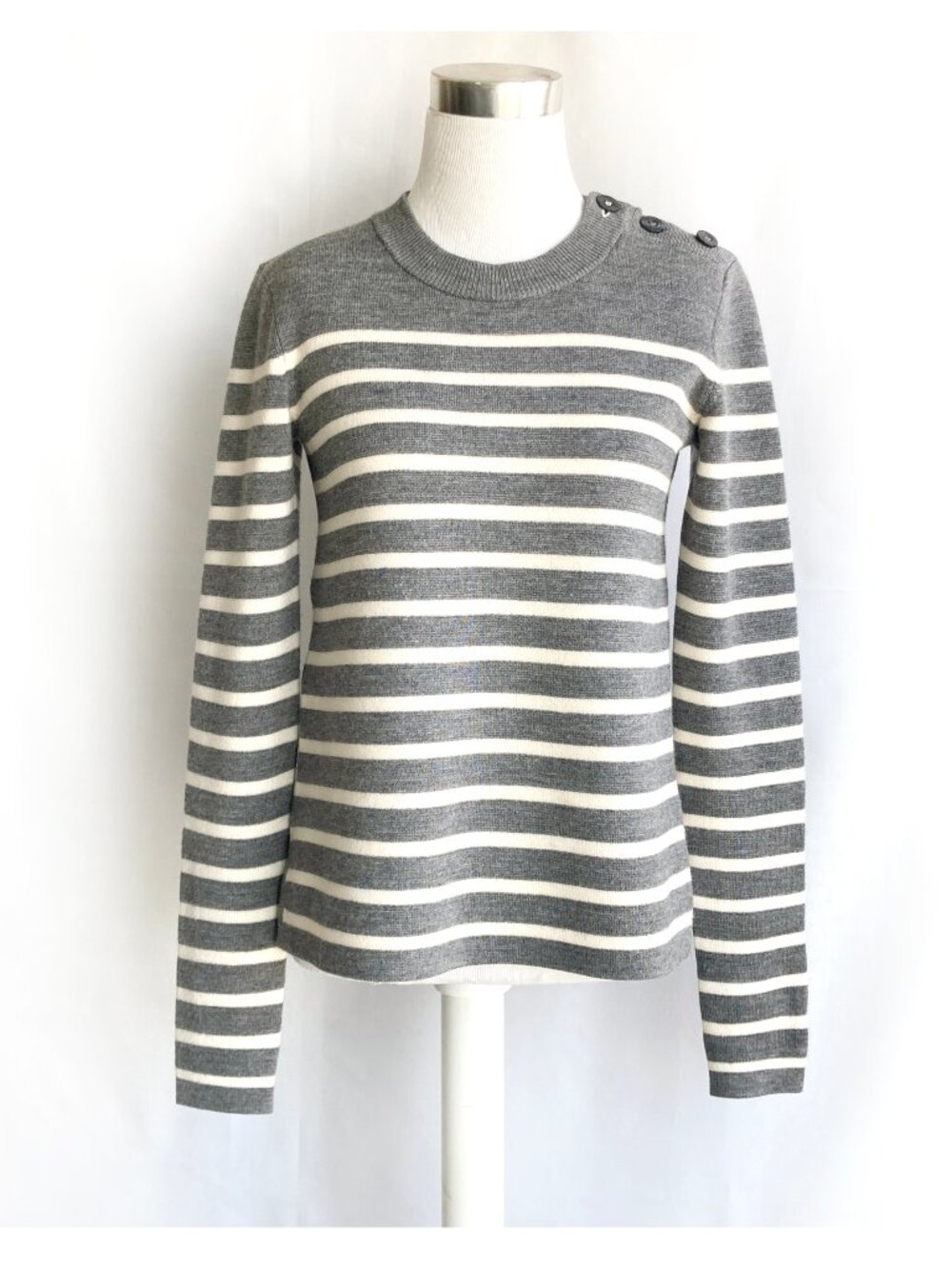 Comptoir des Cotonniers Breton Striped Merino MADDY Pullover